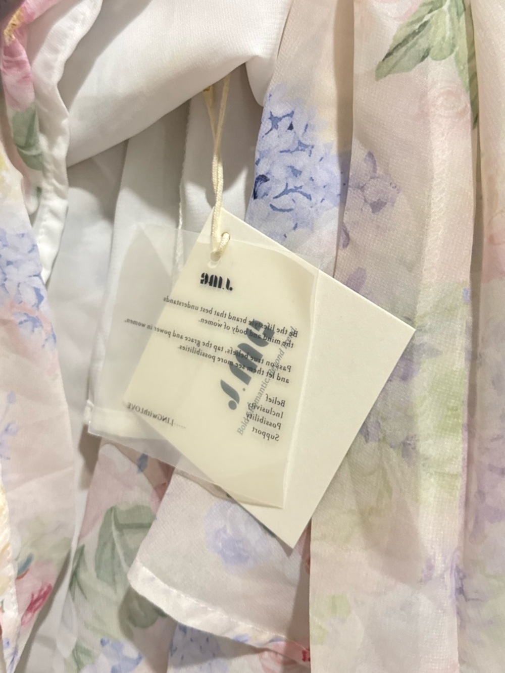 Floral Ruffle Off-Shoulder Mini Dress - Picture 10 of 11